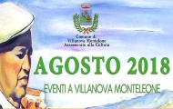 Villanova Monteleone - Calendario eventi Agosto 2018