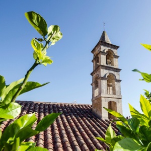 Padria, chiesa di Santa Croce. Campanile. (foto Angelo Marras)