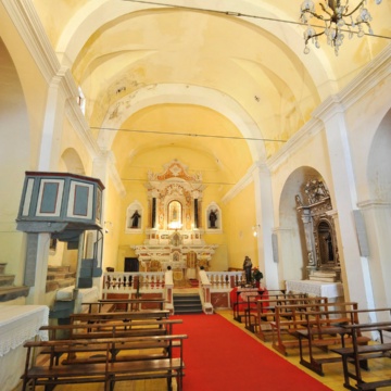 Padria, Church of Santa Maria degli Angeli. Interior. (photo Ivo Piras)