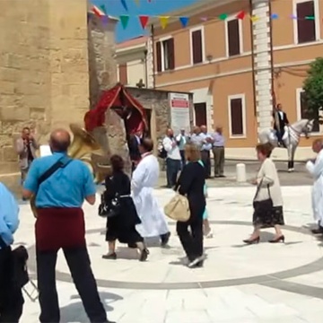 Padria, procession of Santa Giulia (video by Angelo Marras)