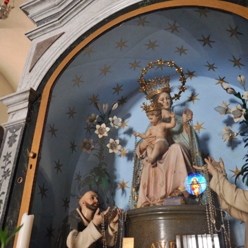 Villanova Monteleone, Church of San Leonardo. The Virgin of Interrios. (photo Ivo Piras)